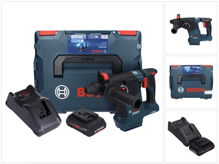 Bosch Professional GBH 18V-24 C Trapano a percussione professionale a batteria 18 V 2,4 J Brushless SDS plus +