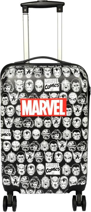 Undercover Marvel Comics Reiskoffer mit 4 Doppelrollen, TSA-Schloss und Organisationsfächern (36 l)