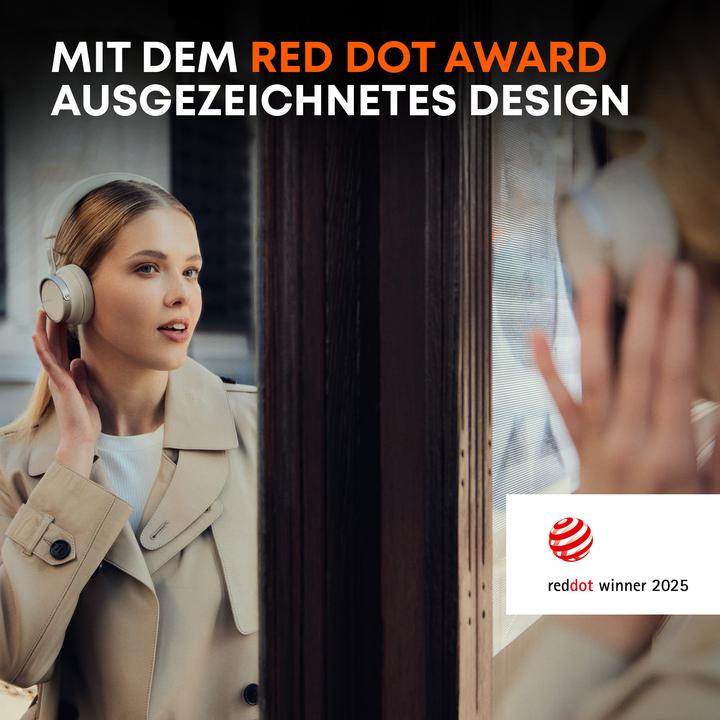 Produktbild Beyerdynamic True Wireless Ohrhörer Bluetooth On-Ear-Kopfhörer "AVENTHO 100", Braun (ANC, 60 h, Kabellos)