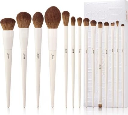 Jessup Makeup Pinsel 14Pcs Premium Synthetik Makeup Pinsel Set für Contour Concealer Foundation Eye (Set)