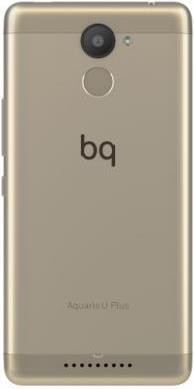Actual product image BQ Aquaris U Plus (16 GB, Gold, White, 5", Hybrid Dual SIM, 16 Mpx, 4G)