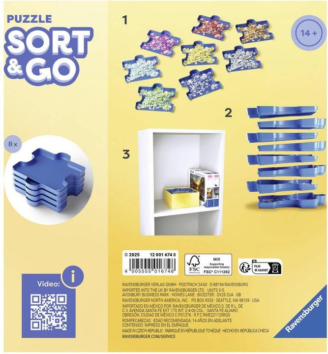 Actual product image Ravensburger Sort & Go (1000 pieces)