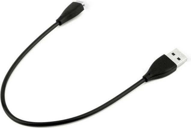 Actual product image JTI Fitbit Charge HR compatible USB charging cable (28 cm) - Black