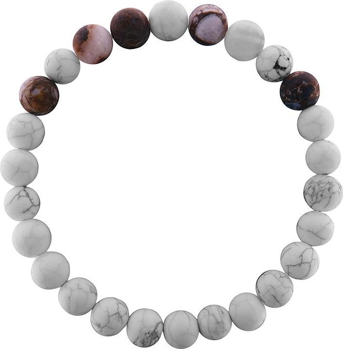 Immagine prodotto Leyda Bracciale Uomo (20 cm, Pietra)