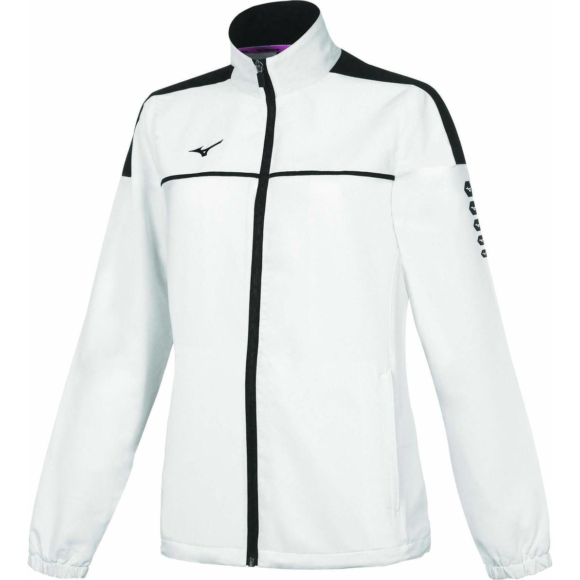 Thumbnail - Mizuno, Damen, Laufjacke, trainingsanzug damen team tokyo micro (XXL), Weiss, XXL