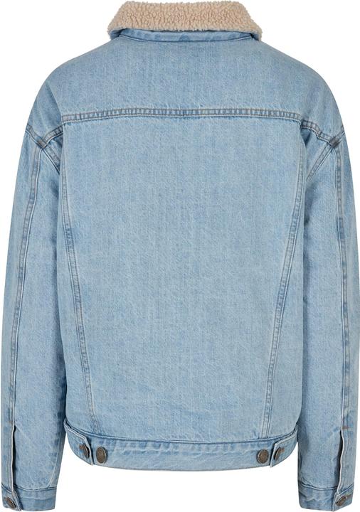 Actual product image Urban Classics Ladies Oversized Sherpa Denim Jacket - 19395 (XXL)