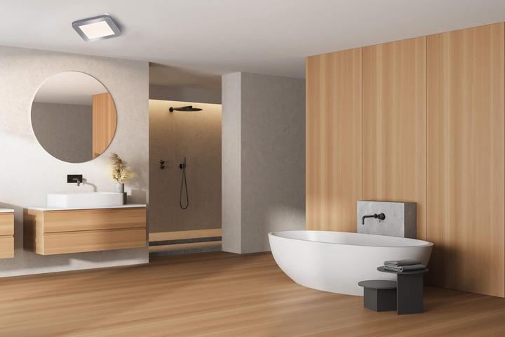 Produktbild Fischer & Honsel Honsel Gotland LED Deckenleuchte 8,2W warmweiss dimmbar Acrylglas IP44 21231