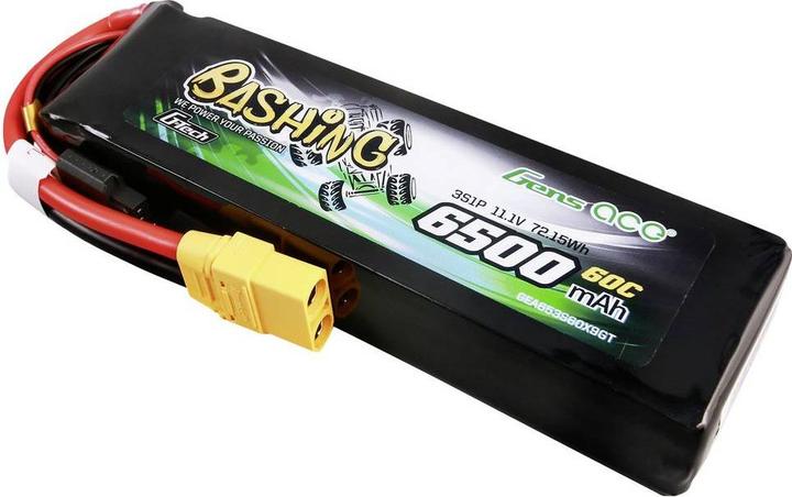 Image du produit Gens Ace G-Tech 6500mAh 11.1V 60C 3S1P Lipo Battery Pack avec XT90-Bashing Series (11.10 V, 6500 mAh)