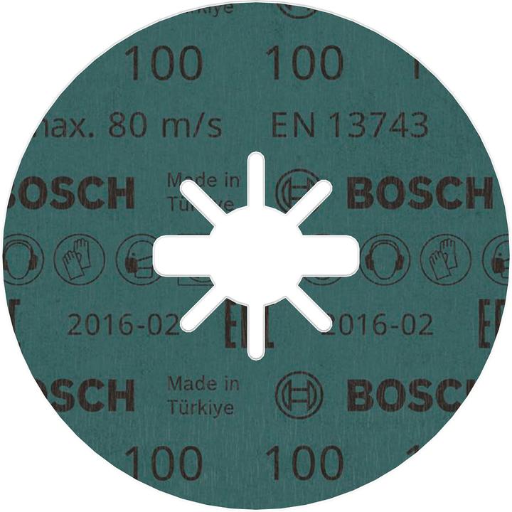 Produktbild Bosch Professional Zubehör PRO R574 X-Lock Fiberscheibe, 115 mm, G100 (100)