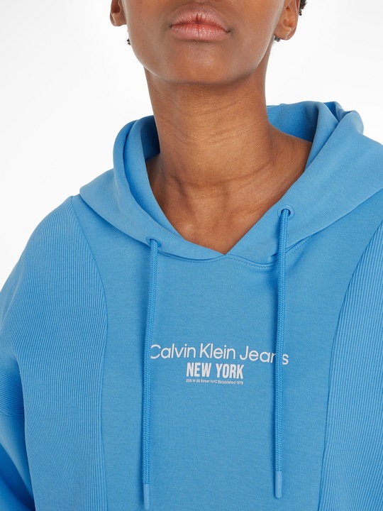 Produktbild Calvin Klein Jeans Rib Insert Interlock Hoodie - 89179 (M)