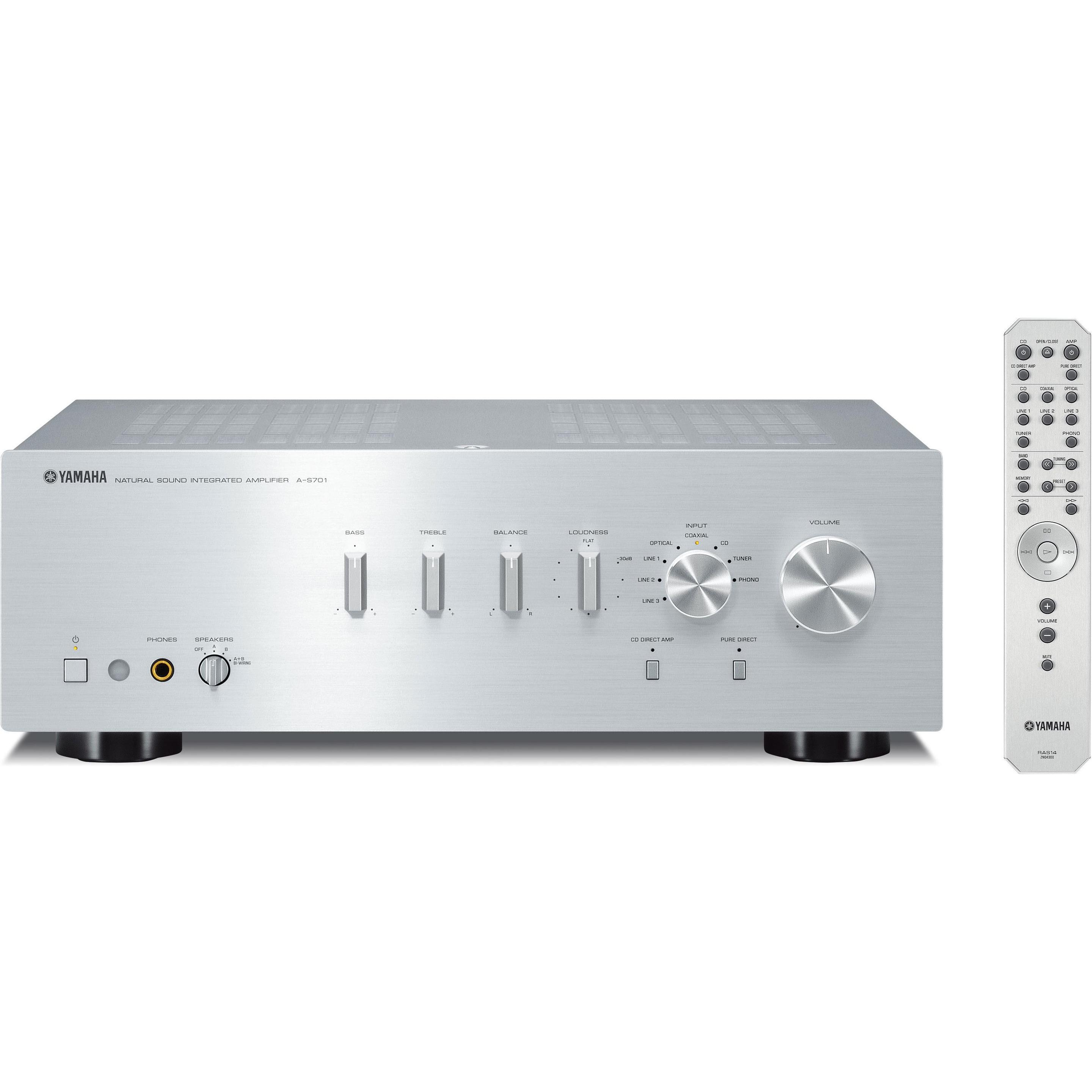 Yamaha A-S701 (Verstärker), Stereoverstärker, Silber