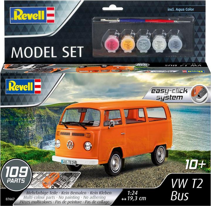 Actual product image Revell Model Set VW T2 Bus (easy click)