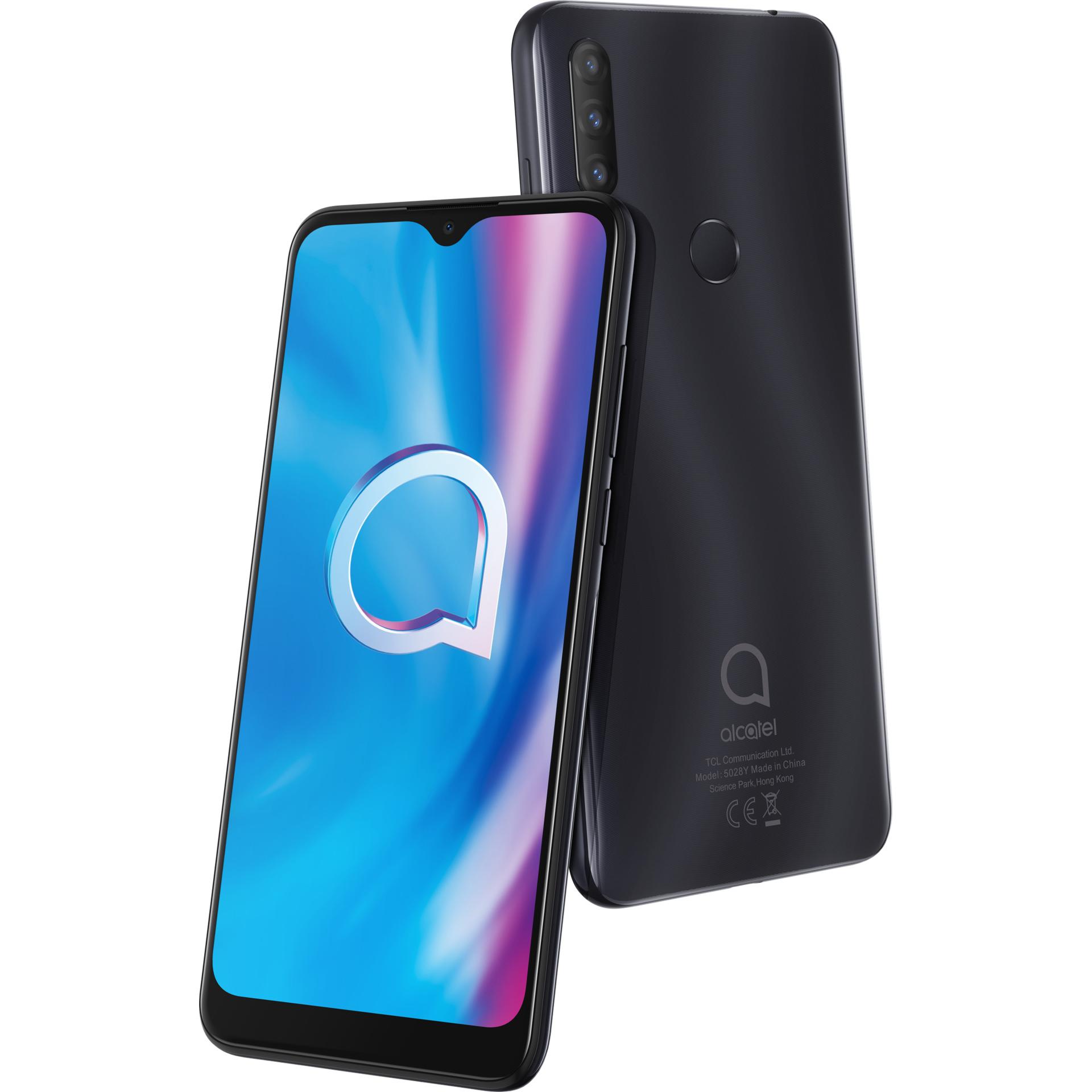 Thumbnail - Alcatel 1S (2020) 5028D (32 GB, Power Grey, 6.22", Dual SIM, 13 Mpx, 4G), Smartphone, Grau