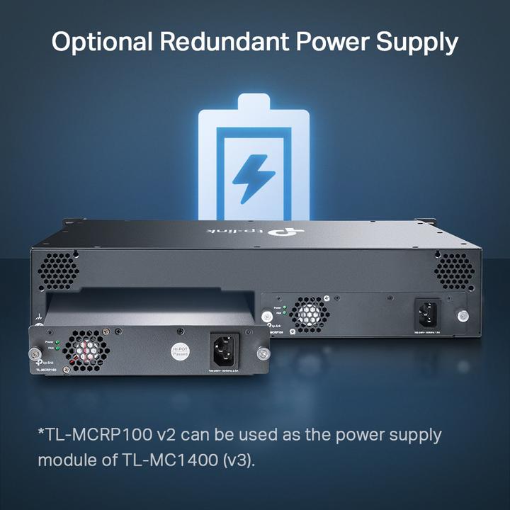 Produktbild TP-Link TL-MC1400: Media Converter Chassis