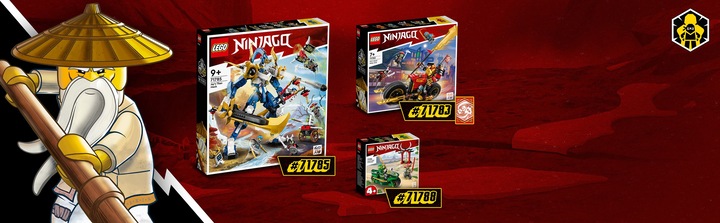 Actual product image LEGO Jay's Titan Mech (71785, LEGO Ninjago)