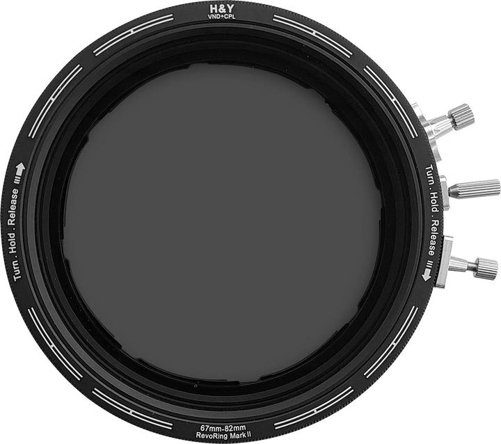 H&Y REVORING ND3-1000+CPL Filter MkII 67-82mm (82 mm, ND- / Graufilter)