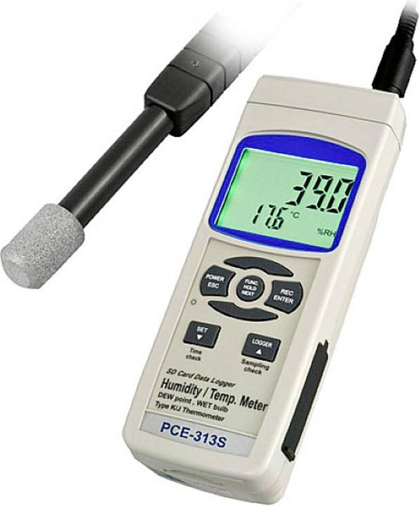 Actual product image PCE Instruments Thermo-Hygrometer mit Sinterkappe