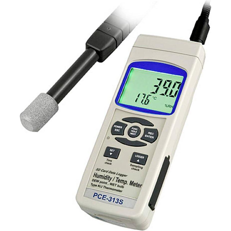 PCE Instruments, Rilevatore, Thermo-Hygrometer mit Sinterkappe