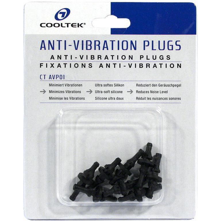 Cooltek CT-AVP01 Computerkühlsystemteil/-zubehör (8 x), PC Lüfter, Schwarz
