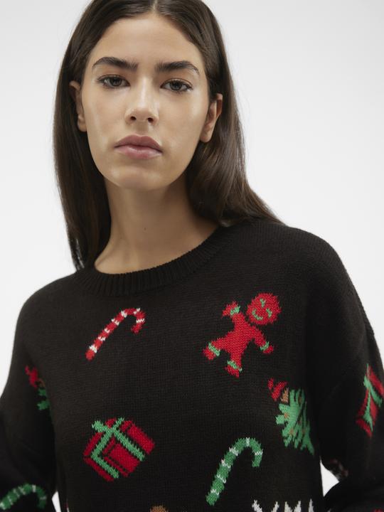 Produktbild Vero Moda VMXMASPARTY LS H/L O-NECK PULL. XMAS EXC Strickpullover (XS)