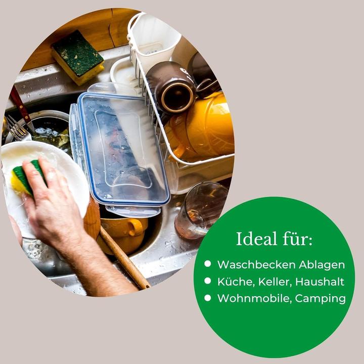 Actual product image Novaliv Dish drainer with drip tray