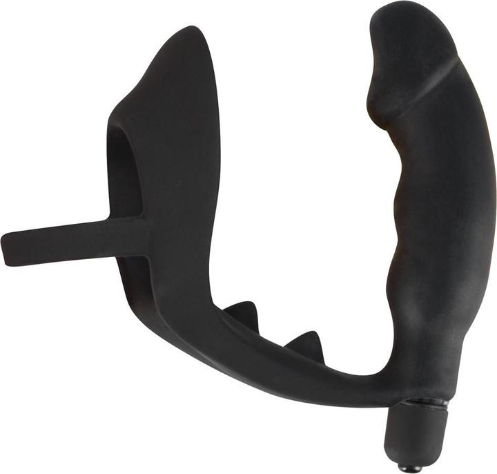 Actual product image Black Velvets Ring & Vibro-Plug