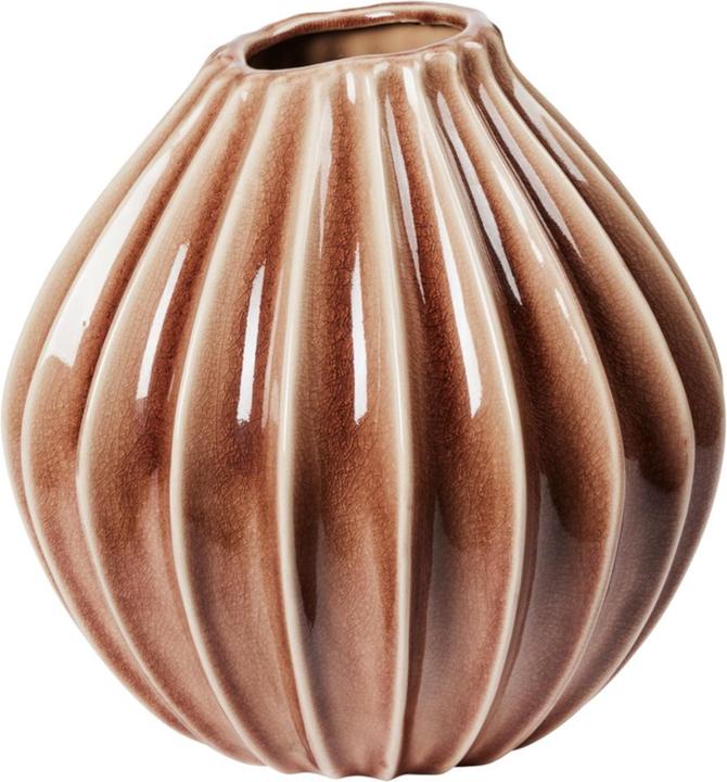 Image du produit Broste Copenhagen Wide Vase Fawn braun L 30cm (1 x, 30 x 30 x 30 x 30 cm)