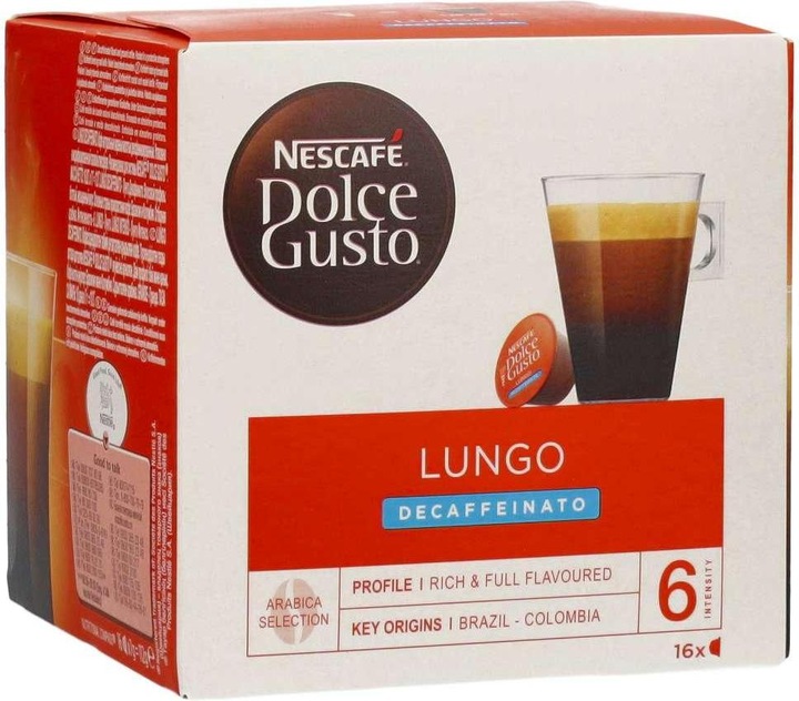 Image du produit Nescafé Dolce Gusto Lungo Decaf (16 x Port.)