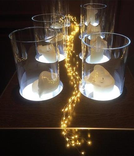 Actual product image EGB LEDMicroBundleLightchain 64 ww LED indoor (1.40 m)