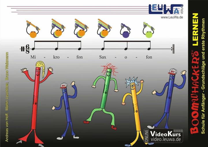 Produktbild Boomwhackers lernen (Deutsch, Andreas von Hoff, Bruno Waizmann, Martin Leuchtner, 2015)