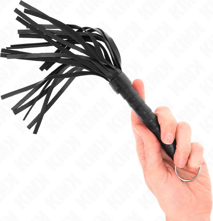 Actual product image Kink - Simple Mini Black Whip 28 Cm