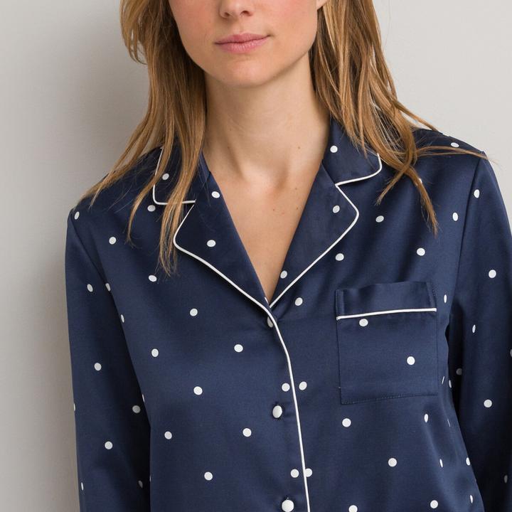 Produktbild La Redoute Collections Klassischer Pyjama aus Satin (46)