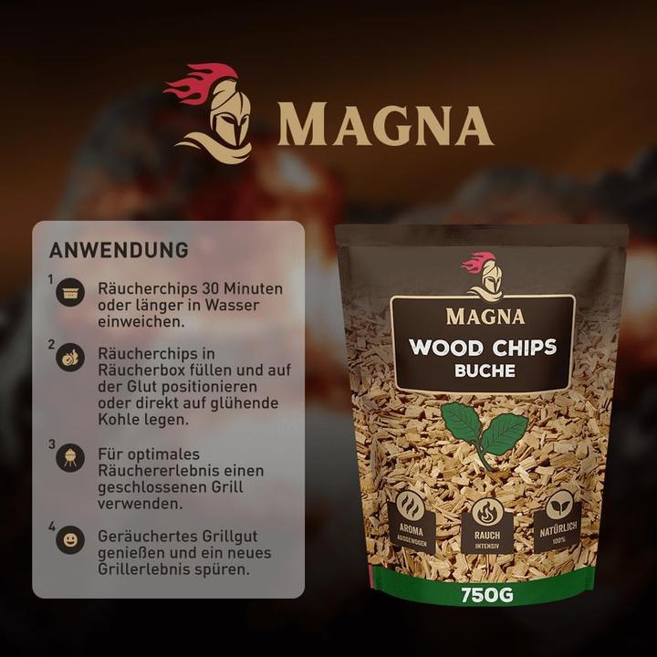 Immagine prodotto Magna 5-teiliges Räucherchips-Set Buche