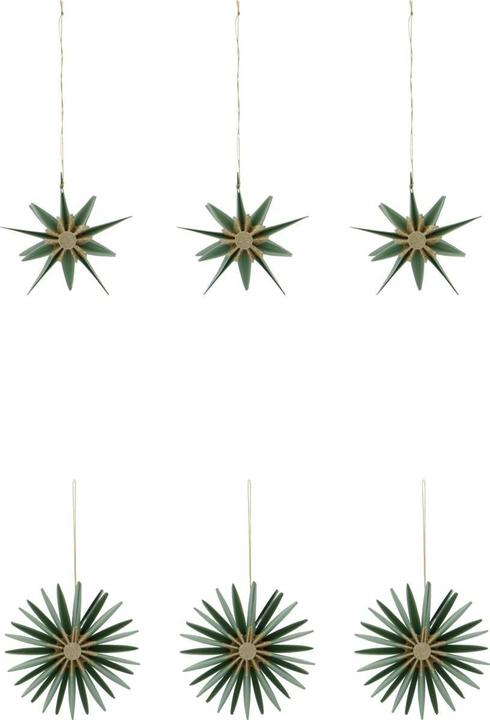 Produktbild House Doctor Christmas ornaments, HDStari, GreenChampagne (6-teilig)