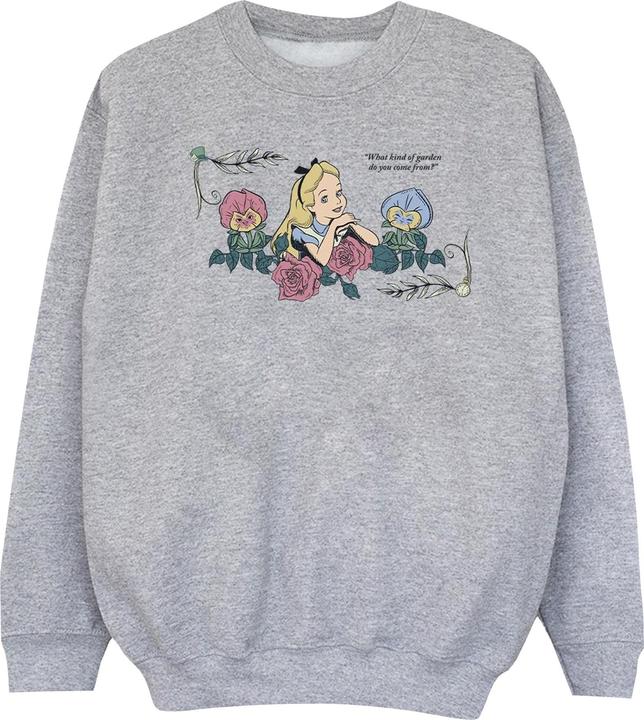 Produktbild Disney Alice im Wunderland Sweatshirt Mädchen What Kind Of Garden (116)