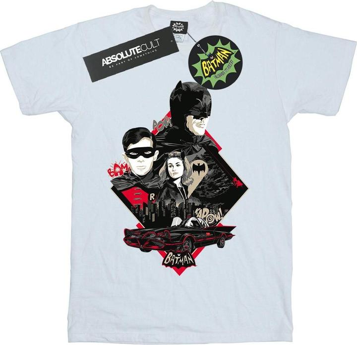 Batman TV Serie Charakter Skyline TShirt (XL)