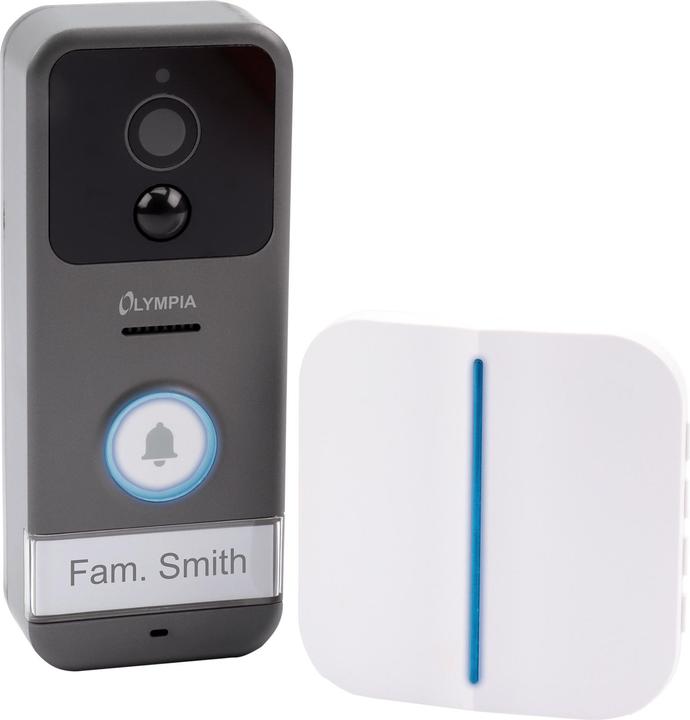 Actual product image Olympia Video Doorbell VDB 824YA-Digital chime DC 433