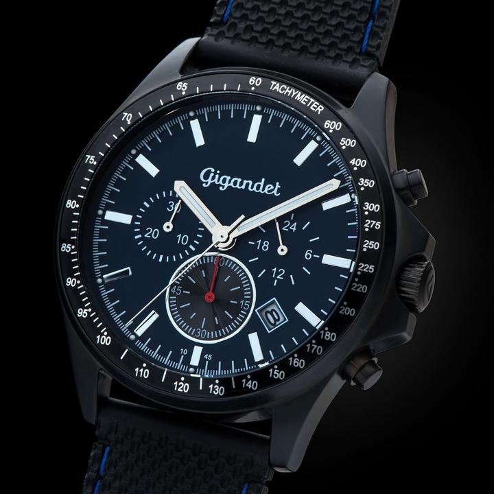 Image du produit Gigandet Chronographe homme étanche 100 m avec tachymètre et verre minéral