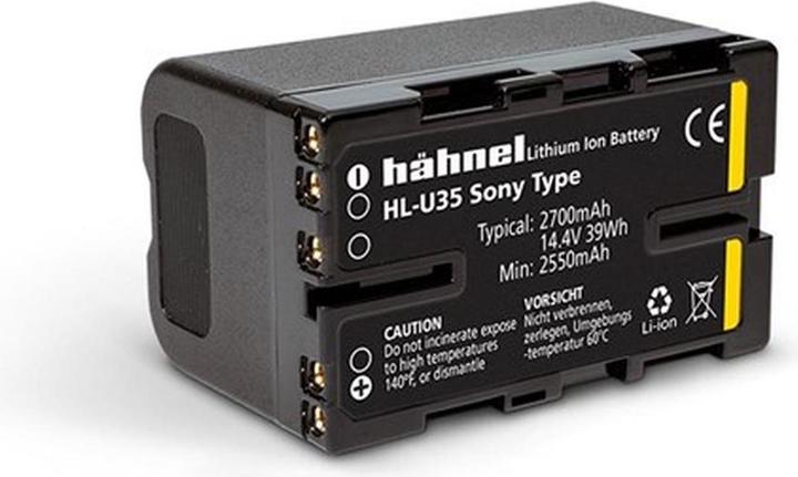 Actual product image Hähnel HL-U35 camera battery replaces original battery (camera) BP-U35 14.4 V 2700 mAh (Camera battery)