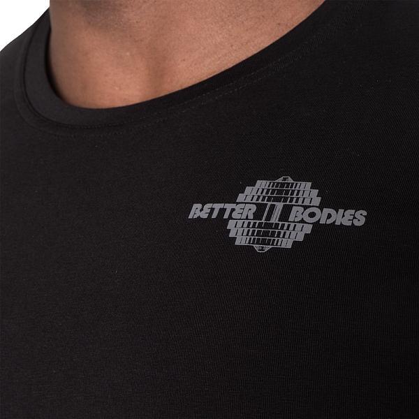 Actual product image Better Bodies Essential Tapered Tee - Black (XXL)