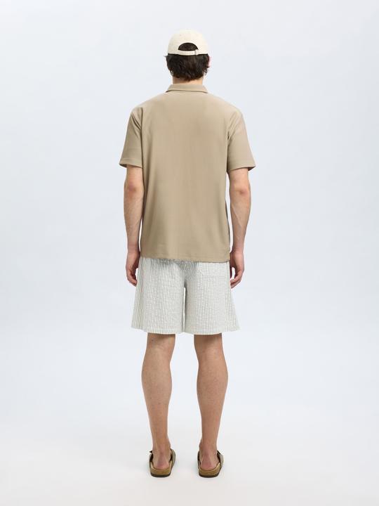 Image du produit Selected Homme Polo plissé à demi-zip (XXL)