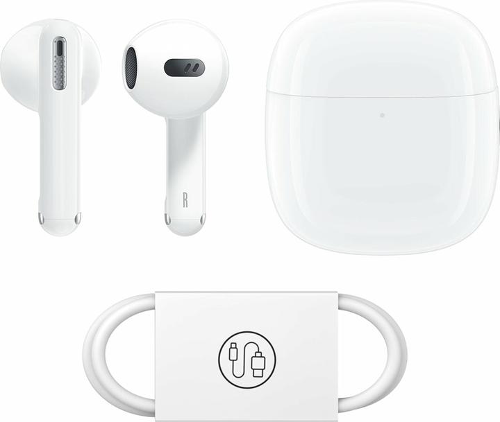 Actual product image Baseus Earphones TWS Bowie WX5 (white) (ANC, 30 h, Wireless)