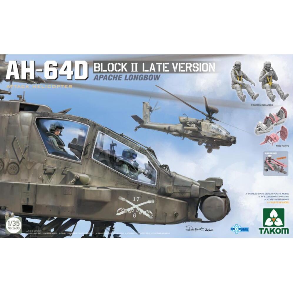 Takom AH-64D Apache Longbow Block II Late Version