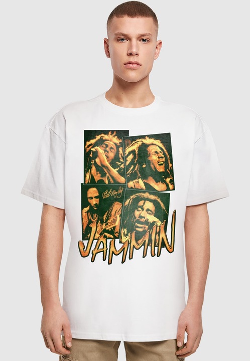 Produktbild Merchcode Bob Marley Jammin Live Oversize Tee - 174459 (L)