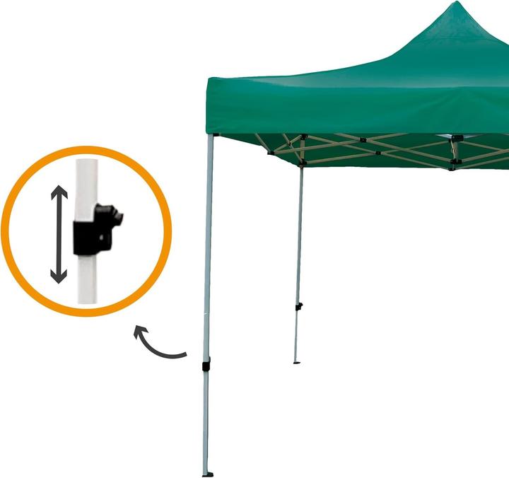 Actual product image Aktive Arbour Flexible Adjustable height Steel Polyester 420D Oxford green 300 x 320 x 300 cm (300 cm, 320 cm)