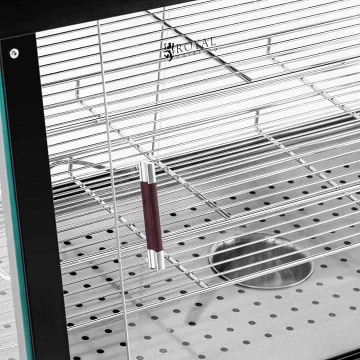 Produktbild Royal Catering Heisse Theke Warmhaltevitrine Warmhaltetheke 1600 W 3 Ablagegitter 150 L