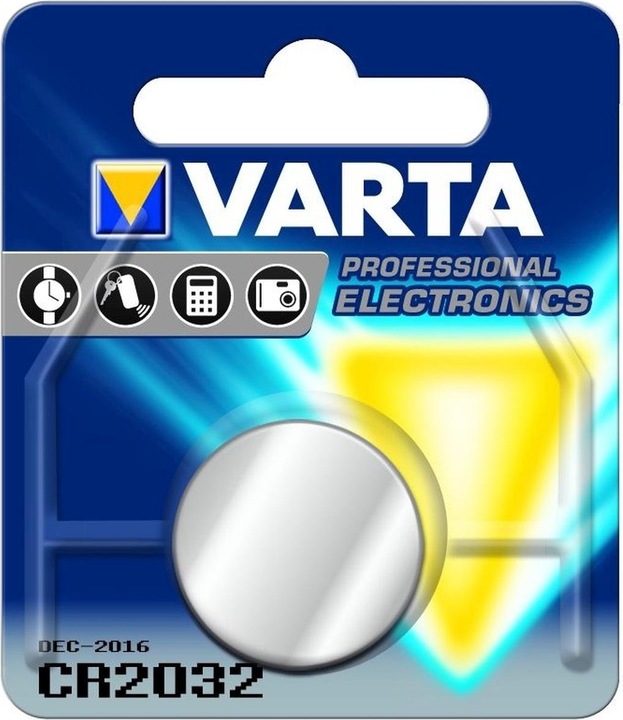 Actual product image Varta Cr2032 (1 pcs., CR2032, 220 mAh)