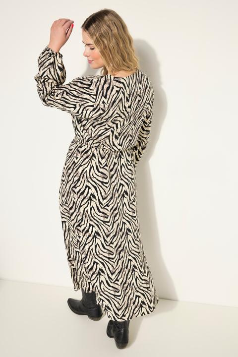 Produktbild Studio Untold Maxikleid, A-Line, Zebra Print, Wrap-Effekt (54)