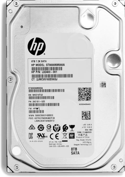 Actual product image HP Hard disk - 8 TB - internal - 3.5" LFF (8.9 cm LFF) (8 TB, 3.5")