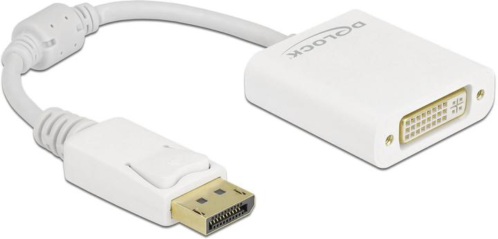 Produktbild Delock Adapter DisplayPort 1.1 Stecker zu DVI Buchse Passiv weiss (DVI, 15 cm)